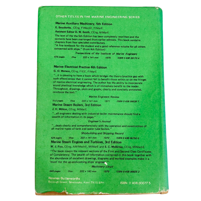 Marine Engineering Series: Marine Diesel Engines (Fifth Edition)