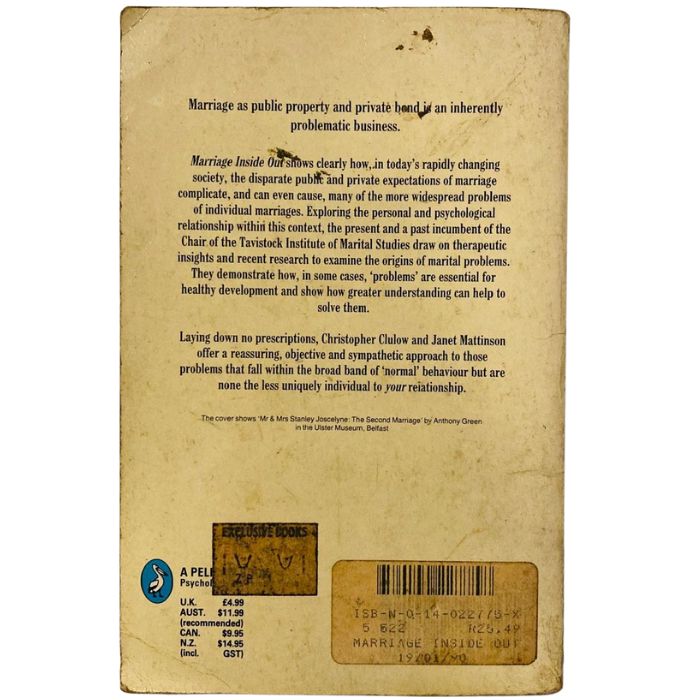 Marriage Inside out: Understanding Problems of Intimacy