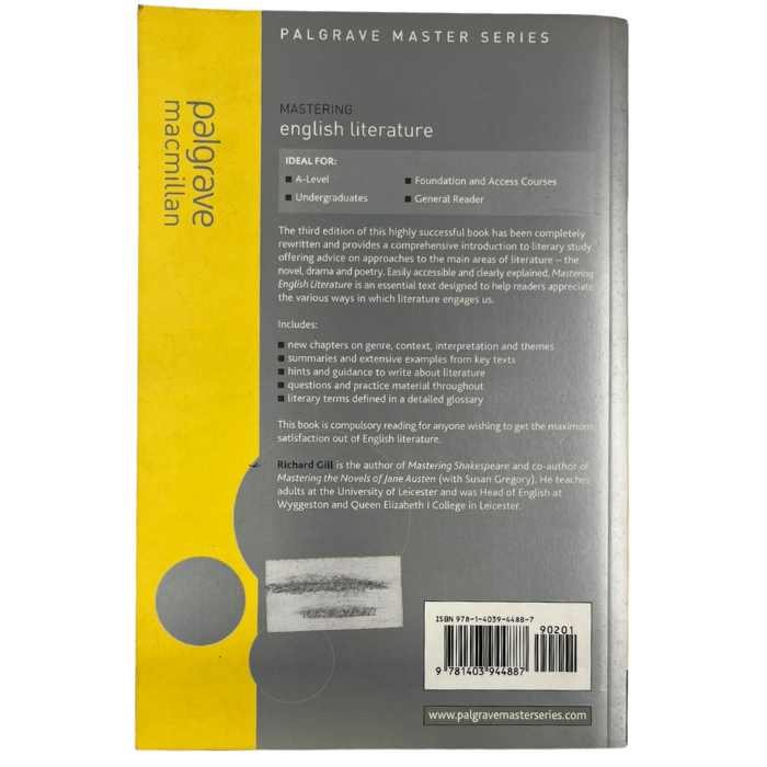 Mastering English Literature (Third Edition)