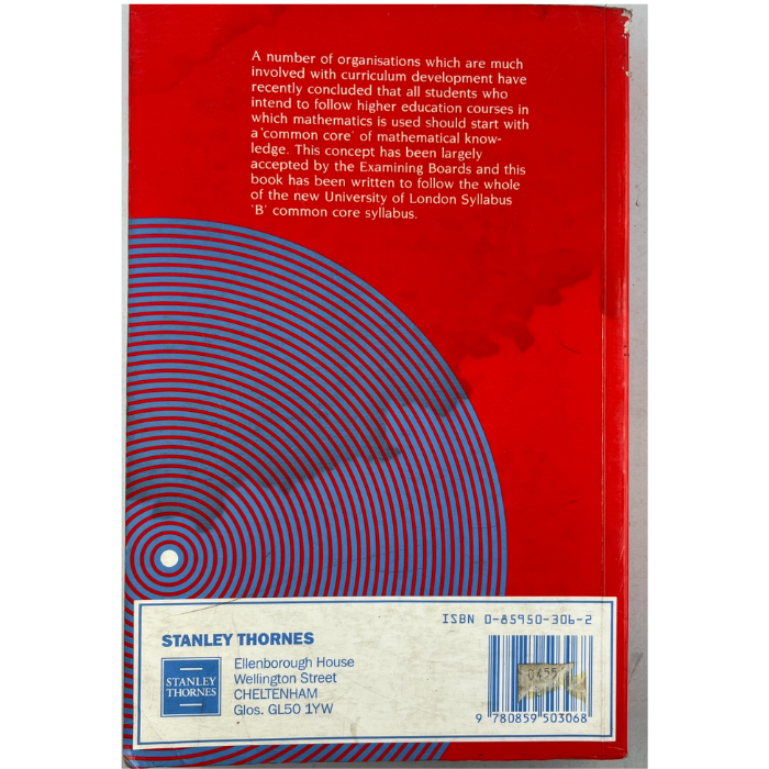 Mathematics: The Core Course for A-level