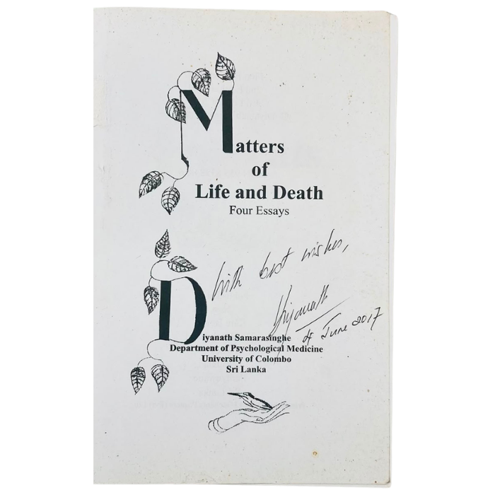Matters of Life and Death: Four Essays