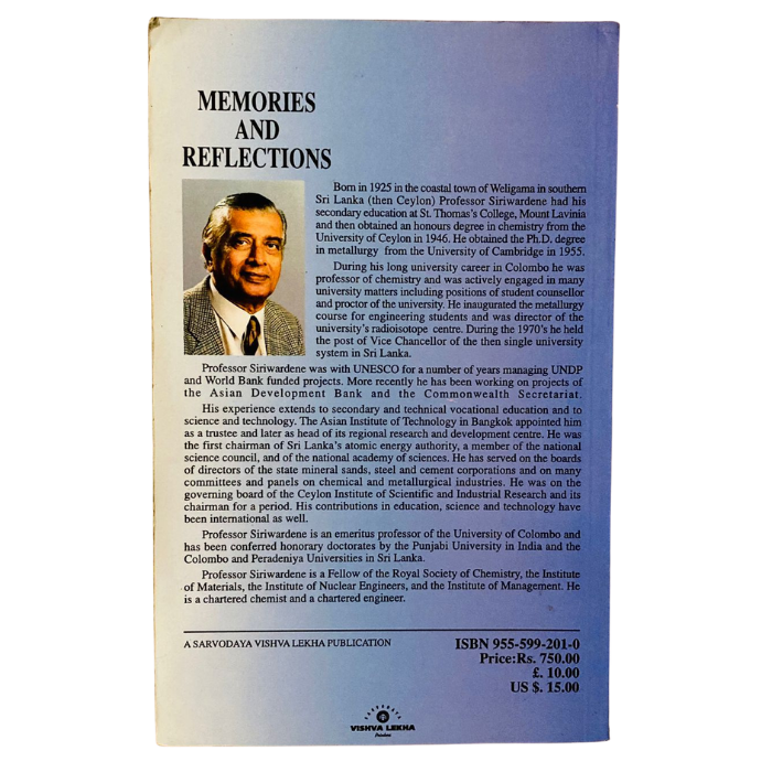 Memories and Reflections