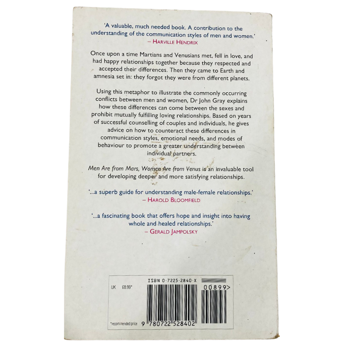 Men Are from Mars  Women Are from Venus