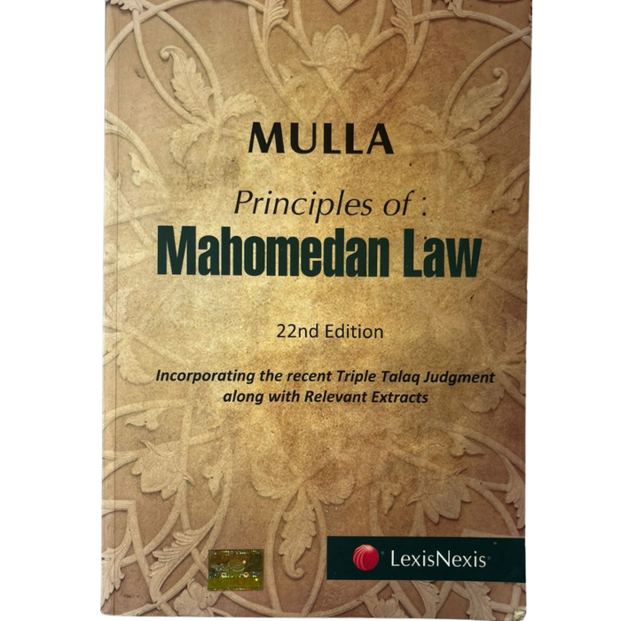 Mulla: Principles of Mahomedan Law (22nd Edition)