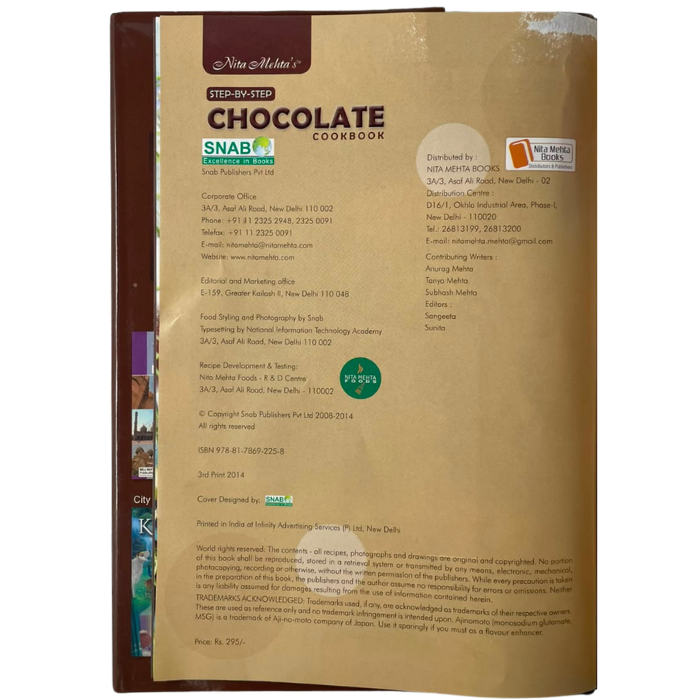 Nita Mehta's Step-by-Step Chocolate Cookbook