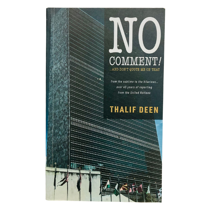 No Comment!: And don't quote me on that