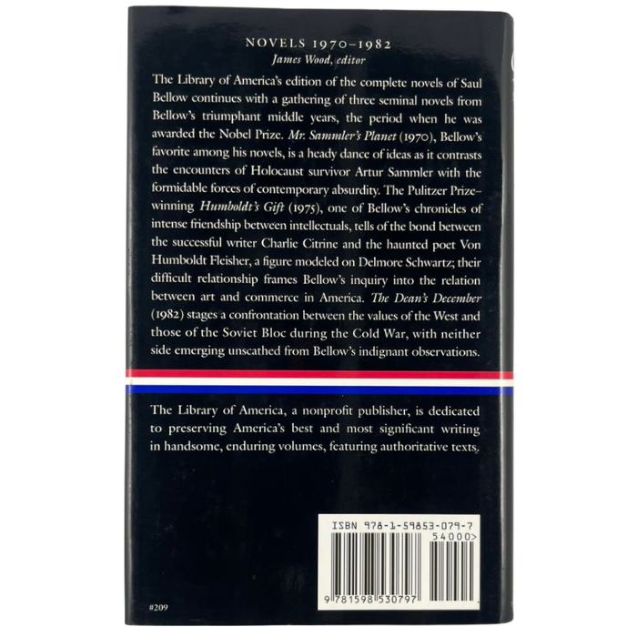 Novels 1970-1982 (Mr. Sammler's Planet / Humboldt's Gift / The Dean's December)