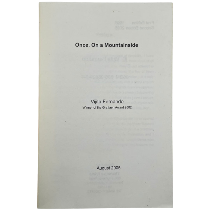Once  On a Mountainside