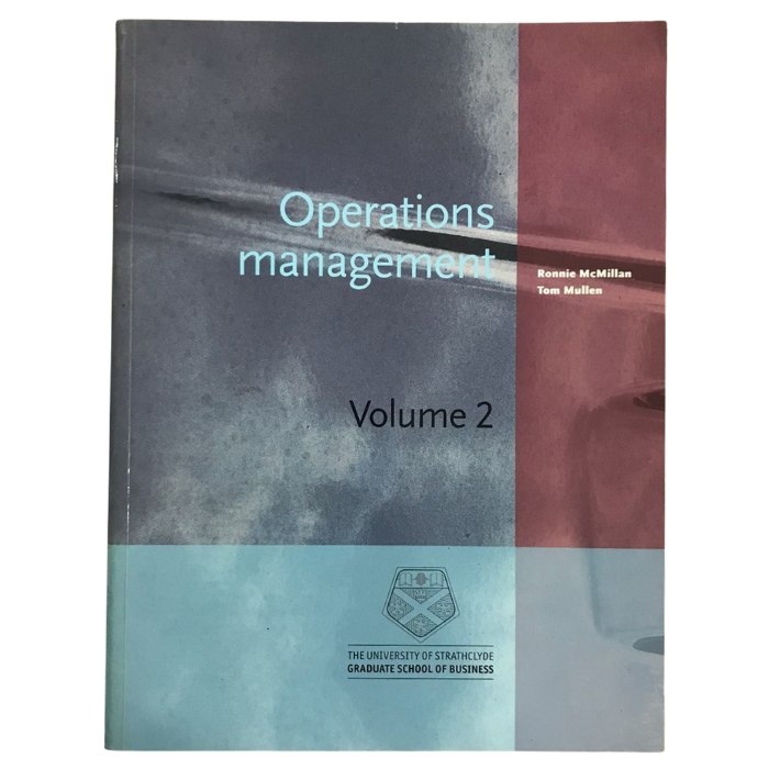 Operations Management - Volume 2