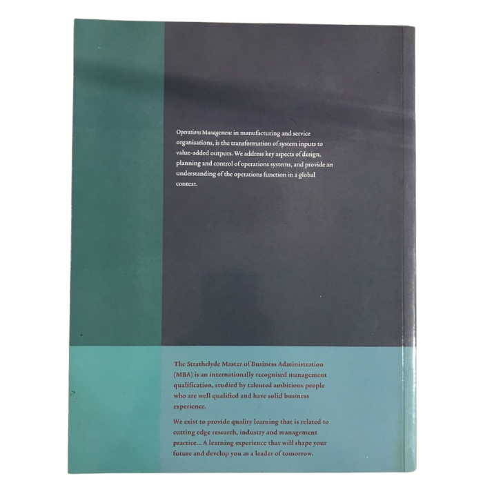 Operations Management - Volume 2