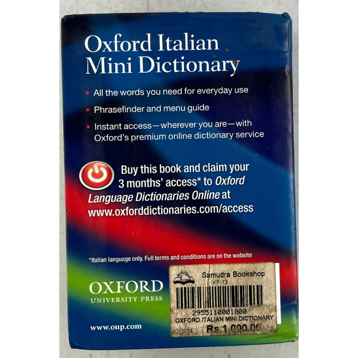 Oxford Italian Mini Dictionary