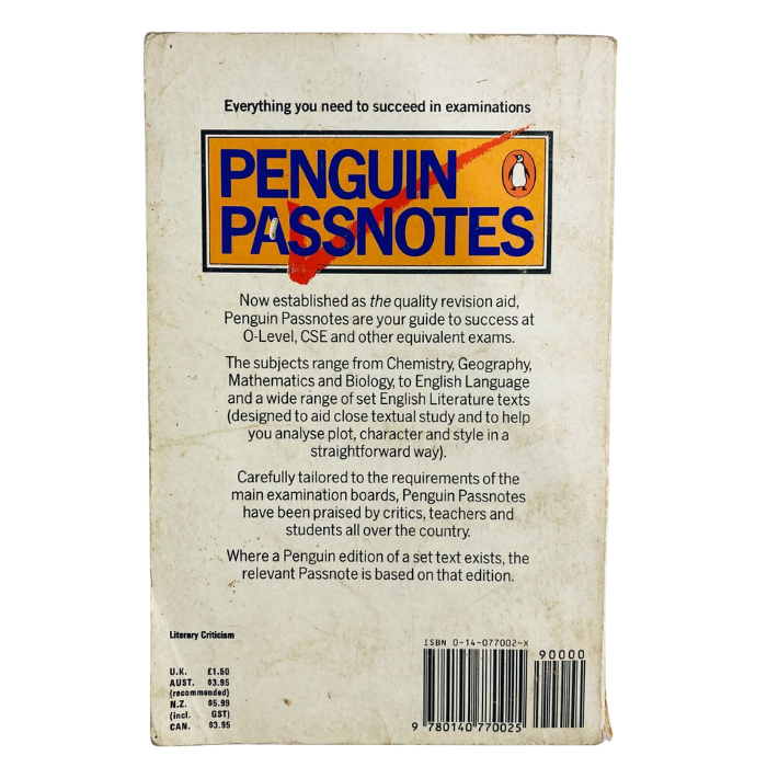 Penguin Passnotes: Pride and Prejudice