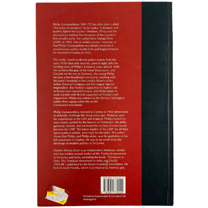 Philip Gunawardena – The Making of a Revolutionary