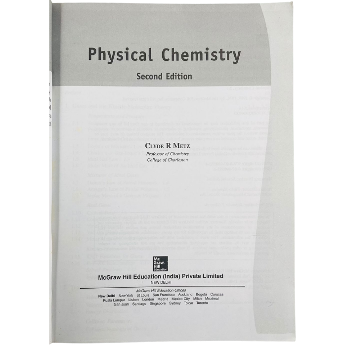 Physical Chemistry (5th Ed.)