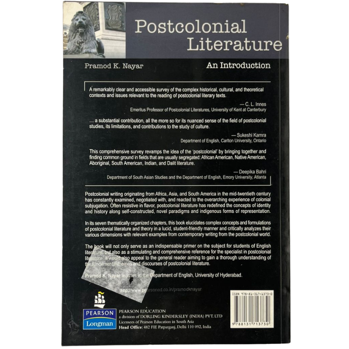 Postcolonial Literature: An Introduction
