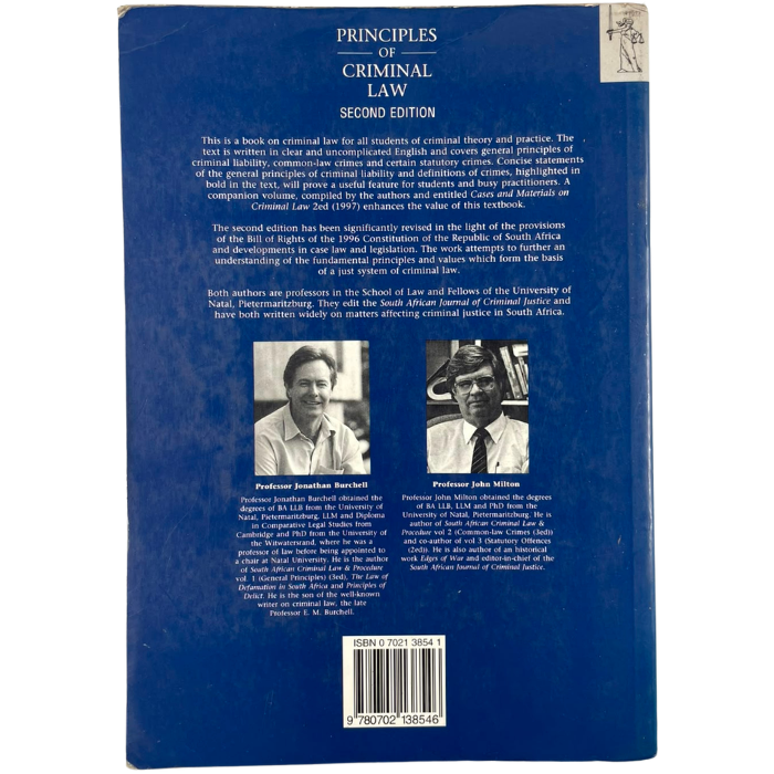 Principles of Criminal Law