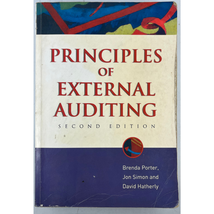 Principles of External Auditing (Second Edition)