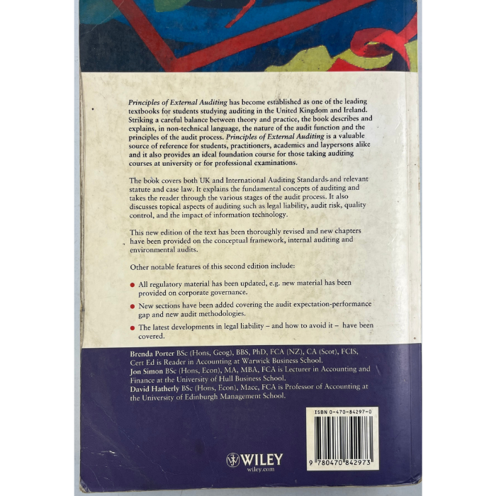 Principles of External Auditing (Second Edition)