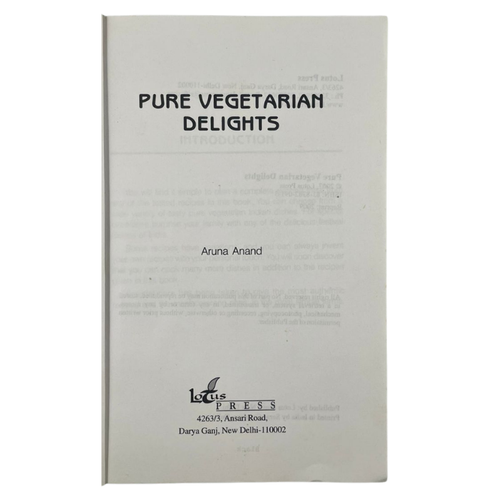 Pure Vegetarian Delights
