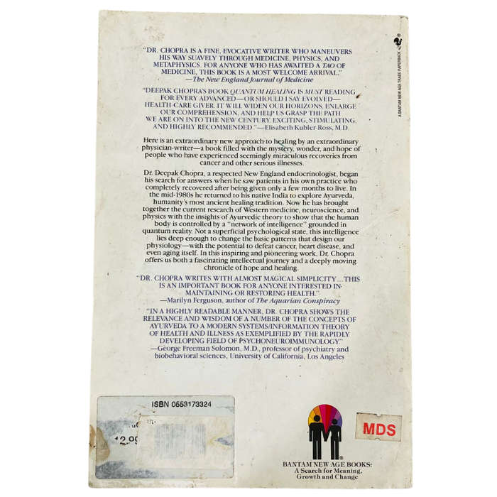 Quantum Healing: Exploring the Frontiers of Mind/Body Medicine