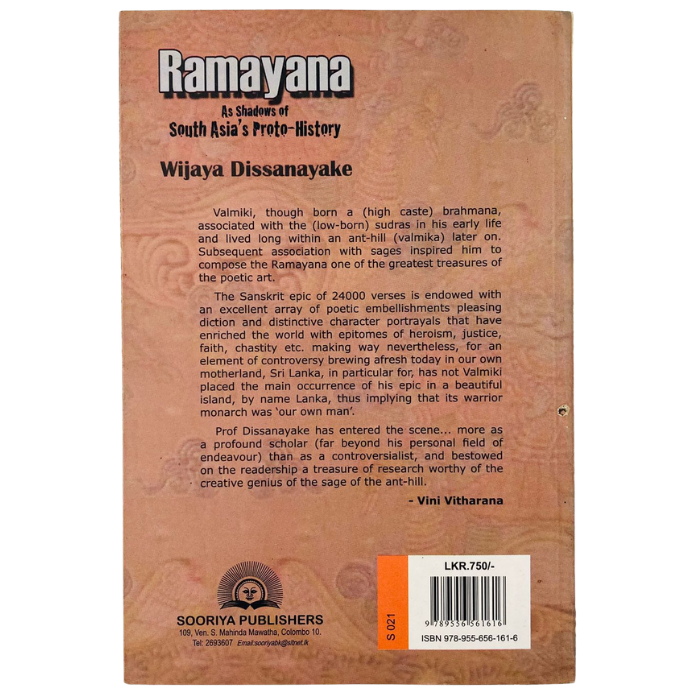 Ramayana As Shadows of South Asia's Proto-History