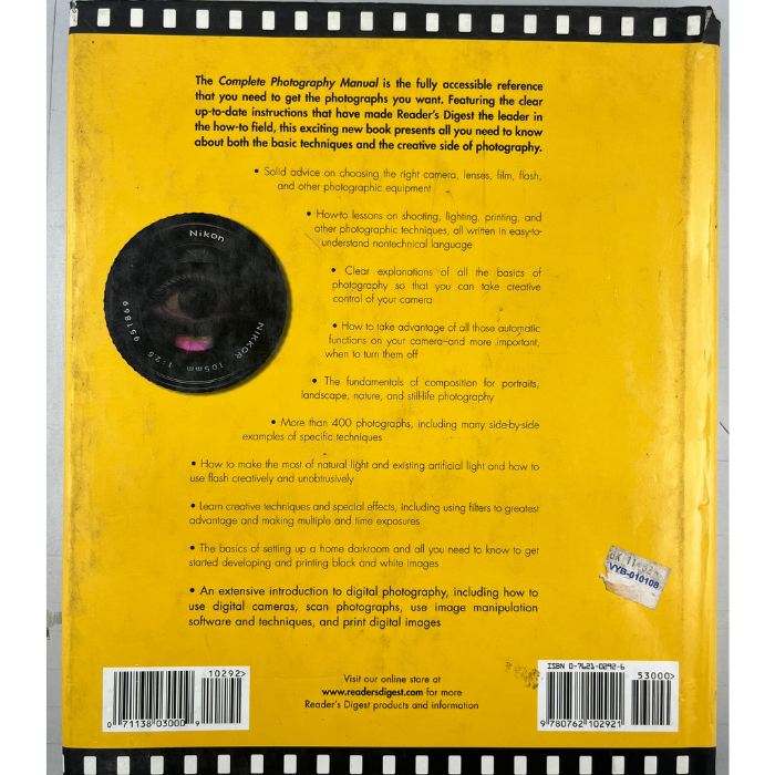 Reader's Digest Complete Photography Manual
