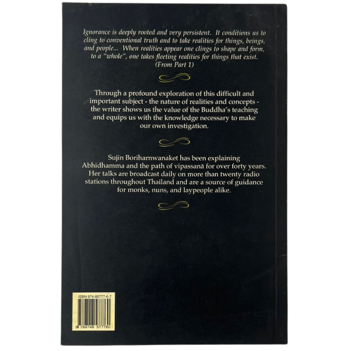 Realities and Concepts: The Buddha's Explanation of the World