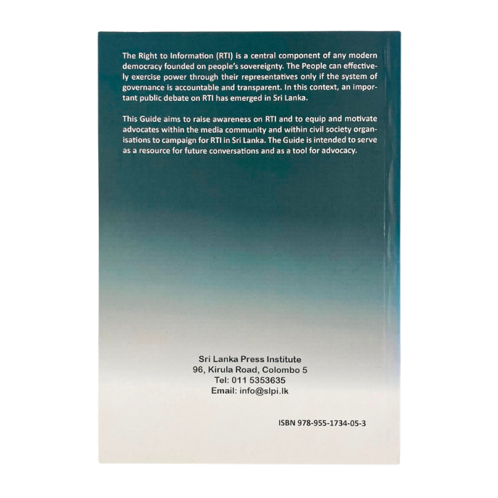 Right To Information: A Guide for Advocates