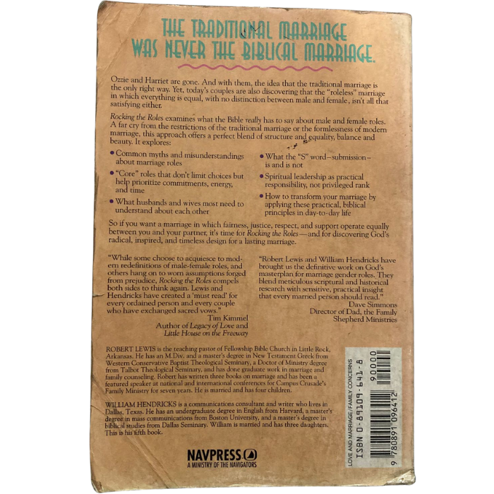 Rocking the Roles : Building a Win-Win Marriage