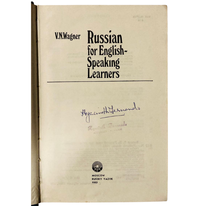 Russian for English Speaking Learners