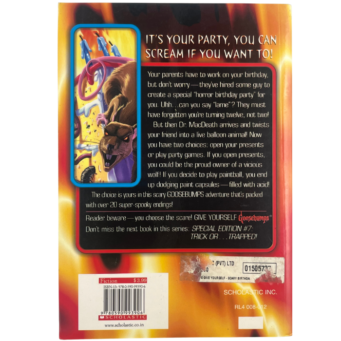 Scary Birthday to You! (Give Yourself Goosebumps  No. 39)