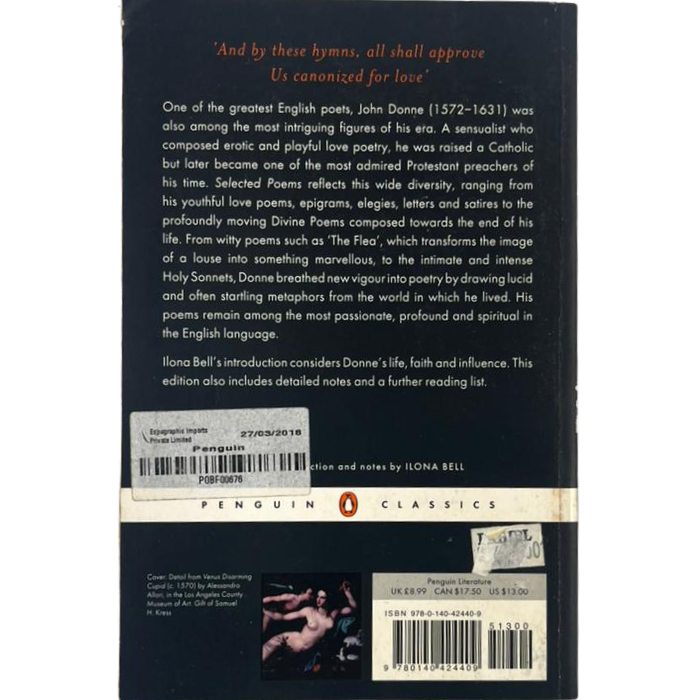 Selected Poems: Donne