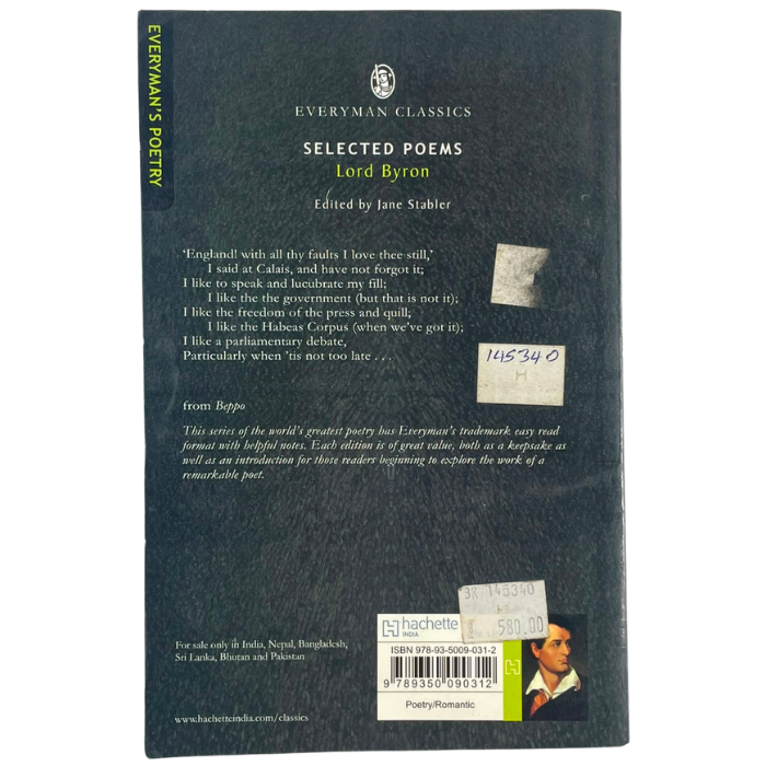 Selected Poems - Lord Byron