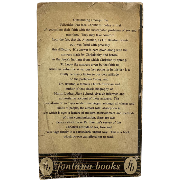 Sex  Love And Marriage: A Christian Survey