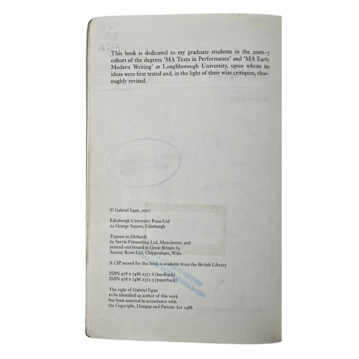 Shakespeare (Edinburgh Critical Guides)