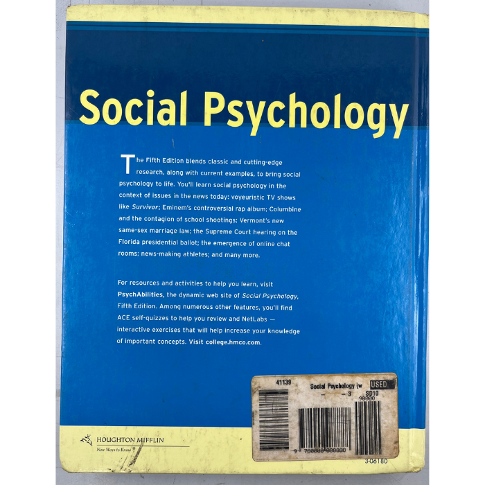 Social Psychology