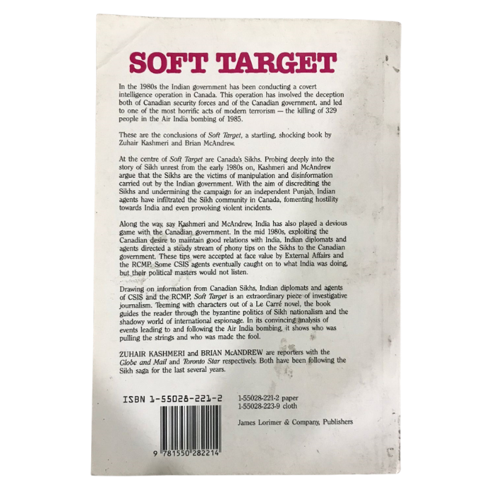 Soft Target: How the Indian Intelligence Service Penetrated Canada