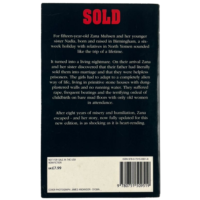 Sold: One woman's true account of modern slavery