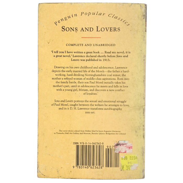 Sons and Lovers (Penguin Popular Classics)