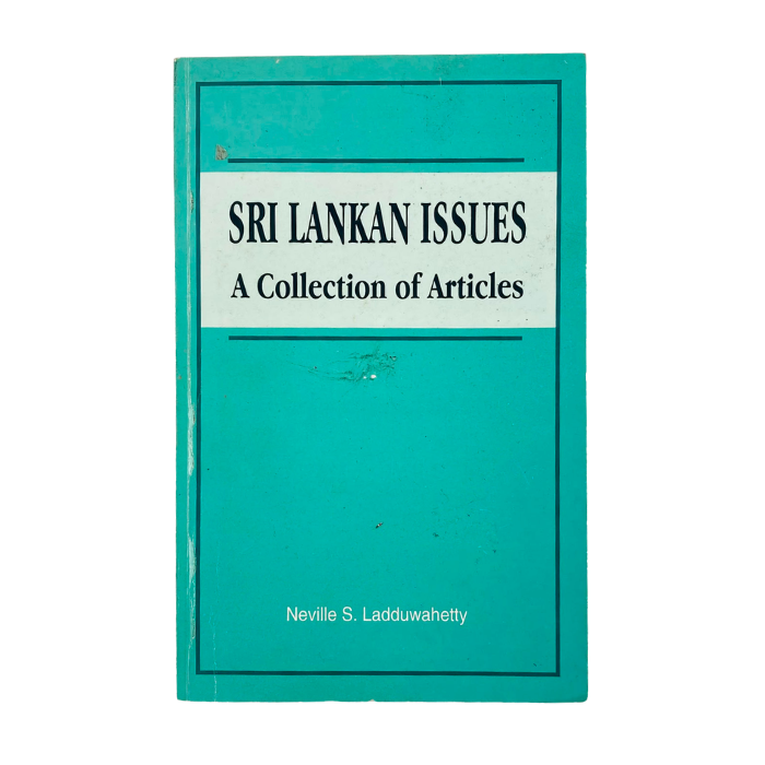 Sri Lankan Issues: A Collection of Articles