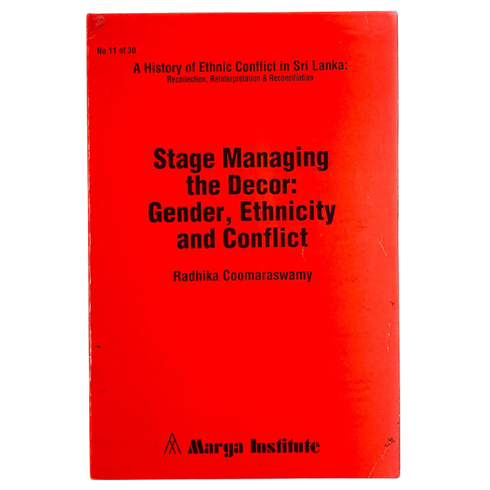 Stage Managing the Décor: Gender  Ethnicity and Conflict