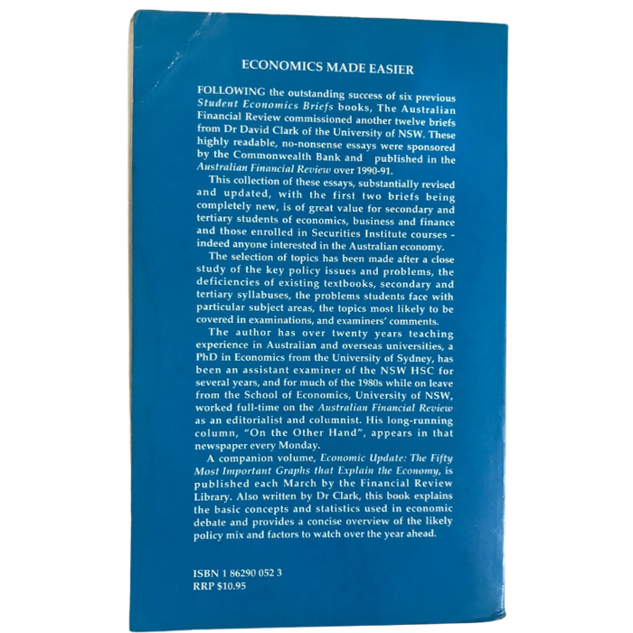 Student Economics Briefs (1991/92)