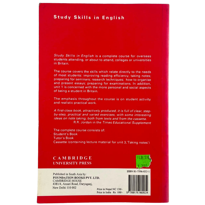 Study Skills in English