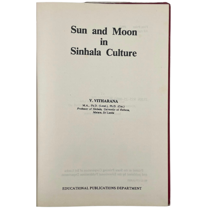Sun and Moon in Sinhala Culture
