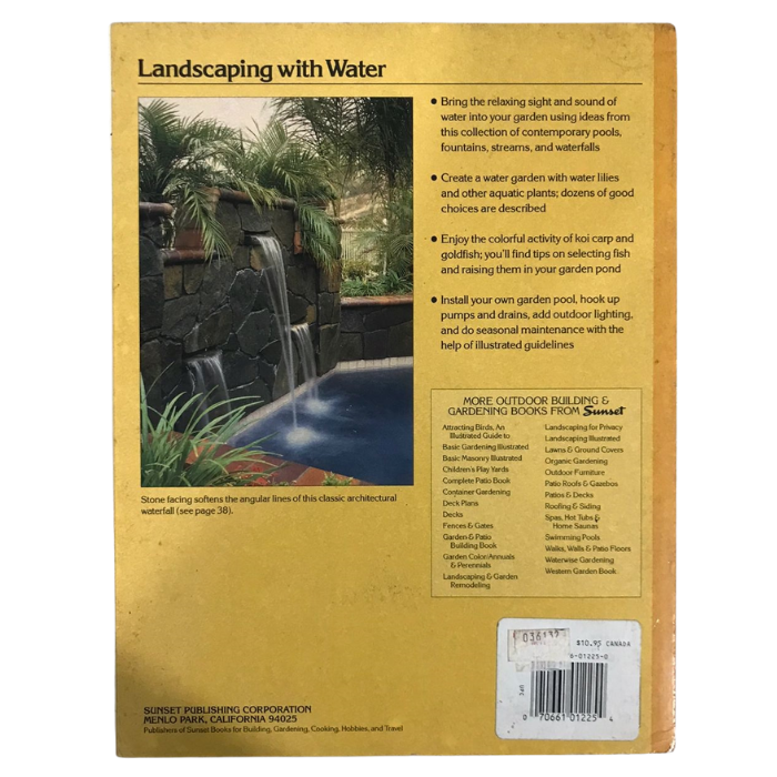 Sunset Garden Pools  Fountains & Waterfalls