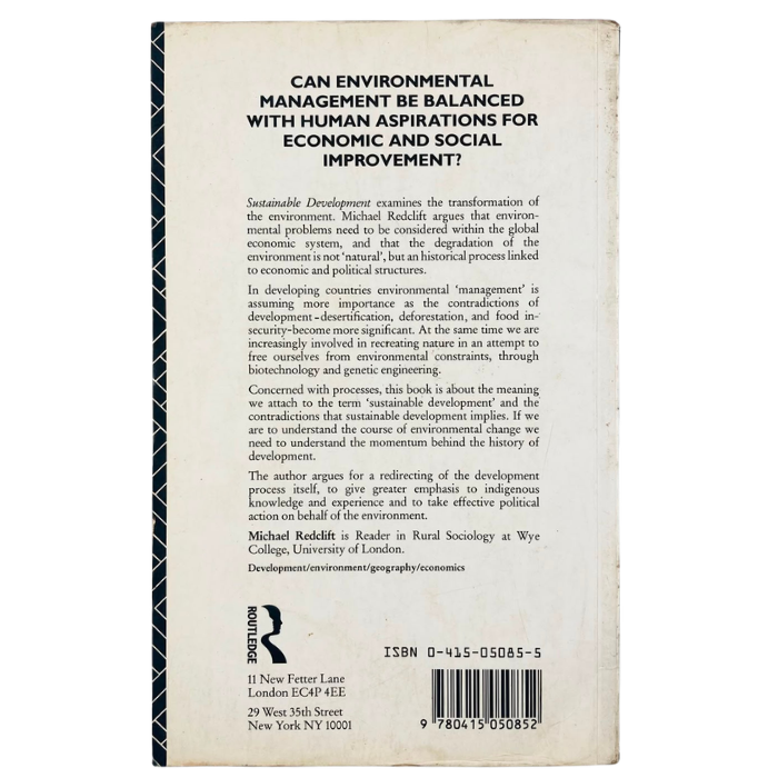Sustainable Development: Exploring the Contradictions
