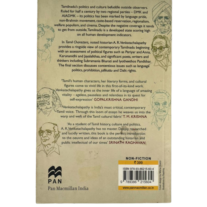 Tamil Characters: Personalities  Politics  Culture