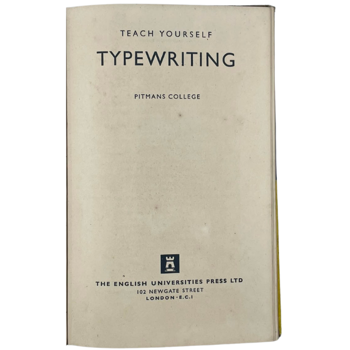 Teach Yourself Typewriting