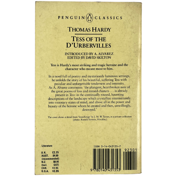 Tess of the D'urbervilles: A Pure Woman