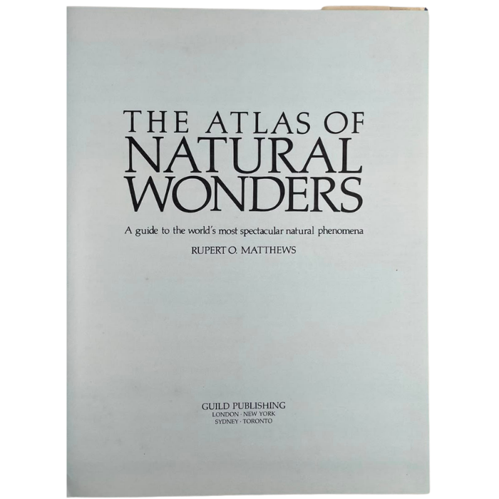 The Atlas of Natural Wonders
